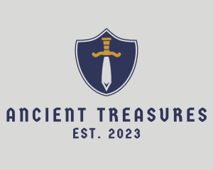 Ancient Sword Weapon logo design