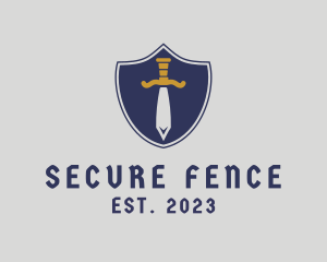 Fencing - Ancient Sword Weapon logo design