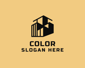 Apartment - Home Storage Property logo design