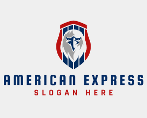 American Patriotic Eagle logo design