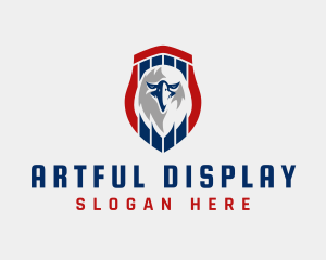 American Patriotic Eagle logo design