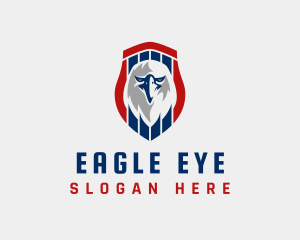 Eagle - American Patriotic Eagle Shield logo design