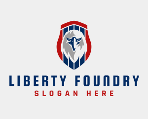 Patriotic - American Patriotic Eagle Shield logo design