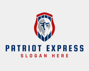 American Patriotic Eagle logo design