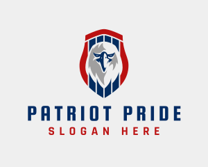 American Patriotic Eagle logo design