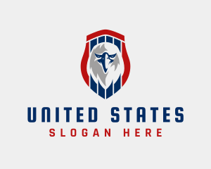 American Patriotic Eagle logo design