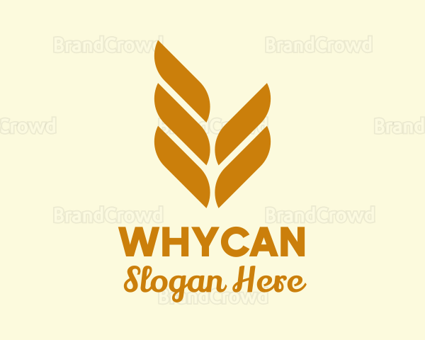 Brown Wheat Farm Logo
