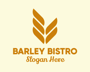 Barley - Brown Wheat Farm logo design