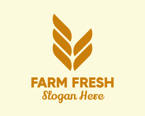 Brown Wheat Farm logo design