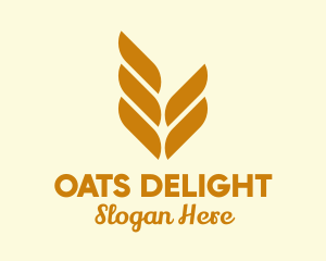 Oats - Brown Wheat Farm logo design