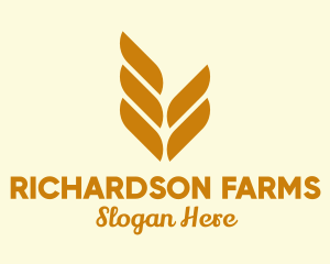 Brown Wheat Farm logo design