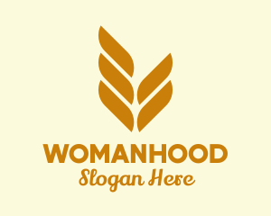 Organic Food - Brown Wheat Farm logo design
