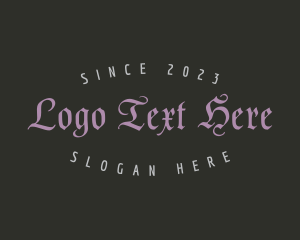 Specialty Store - Vintage Gothic Business logo design
