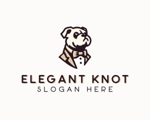 Bowtie - Bowtie Suit Dog logo design