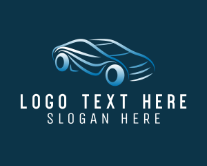 Auto Car Wash Vehicle Logo