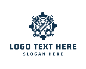 Mechanical - Piston Auto Mechanic logo design