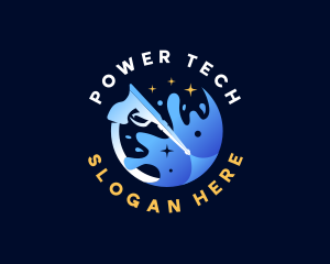 Power Wash Cleaning Logo