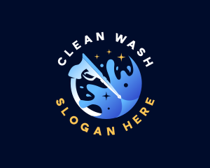 Power Wash Cleaning logo design