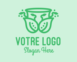 Plant - Ornamental Plant Cup logo design