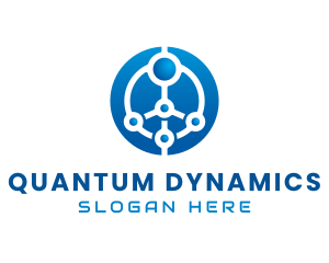Physics - Digital Connection System logo design
