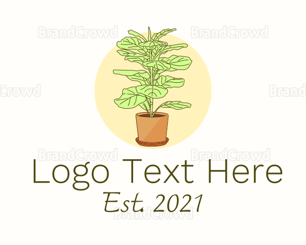 Indoor Plant Decoration Logo