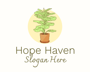 Indoor Plant Decoration Logo