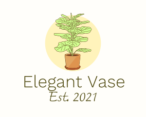 Indoor Plant Decoration logo design