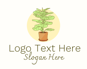 Indoor Plant Decoration Logo