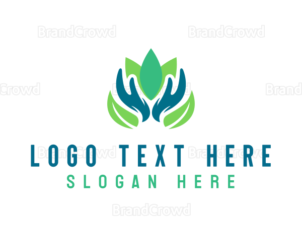 Hand Wellness Lotus Logo