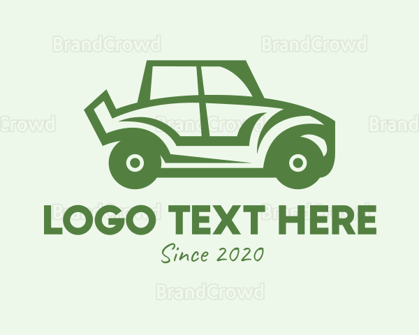 Green Automotive Vehicle Car Logo