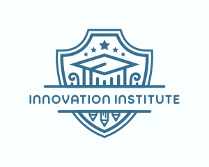 Institute - Academic Learning Shield logo design