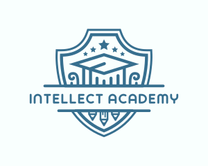 Academic Learning Shield logo design