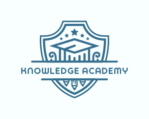 Teaching - Academic Learning Shield logo design