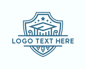 Shield - Academic Learning Shield logo design