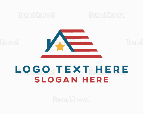 American Roof Flag Logo