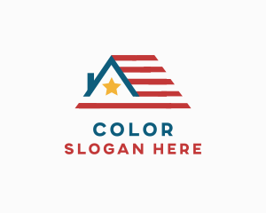 American Roof Flag Logo
