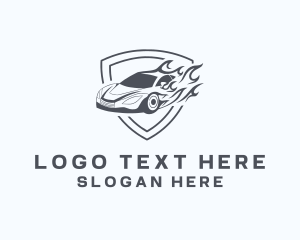 Navigation - Hot Car Motosports logo design