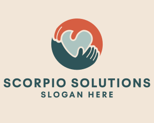 Hand Love Organization logo design