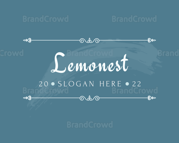 Elegant Premium Watercolor Logo