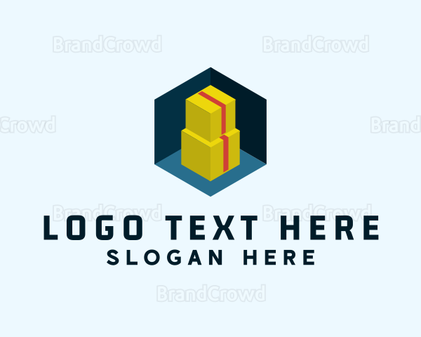 Package Deliver Boxes Logo