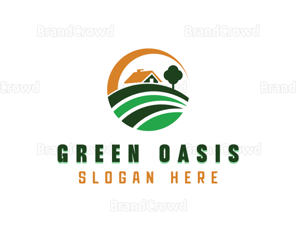 Lawn Farm Landscaping Logo