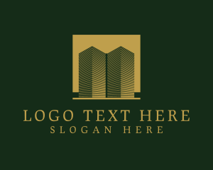 Development - Luxurious Building Towers logo design