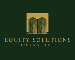 Equity - Luxurious Building Towers logo design