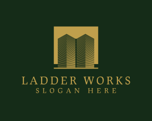 Luxurious Building Towers logo design