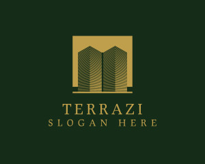 Luxurious Building Towers logo design