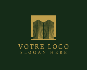 Development - Luxurious Building Towers logo design