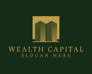 Capital - Luxurious Building Towers logo design