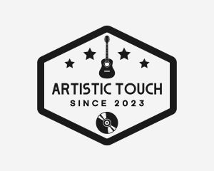 Guitar Instrument Musician logo design