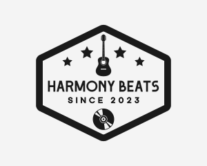 Tune - Guitar Instrument Musician logo design