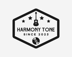 Tone - Guitar Instrument Musician logo design